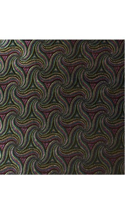 ZJ-HADG  絲綢面料 仿真絲織錦緞 沙發紅木家具坐墊布料 三角條紋枱布  16SJ011  180gsm   50D 細節-1